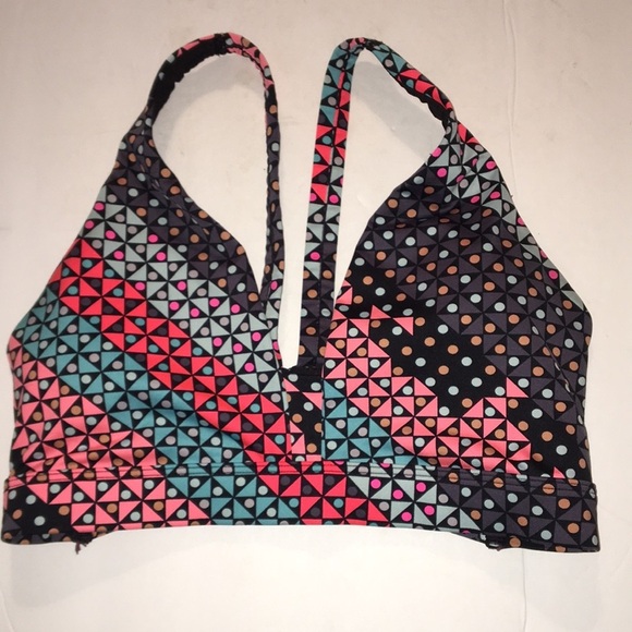 VSX Sport Geometric print Multicolored Sport Bra - Picture 1 of 3